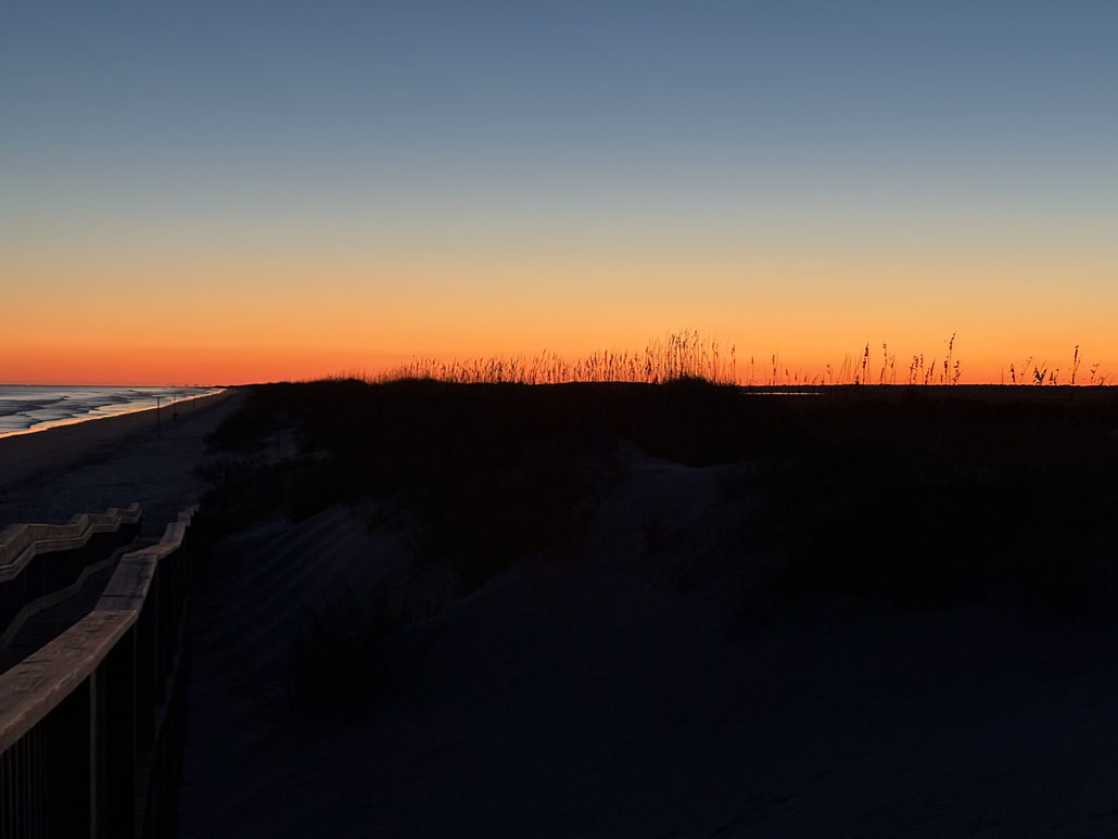 beach sunset